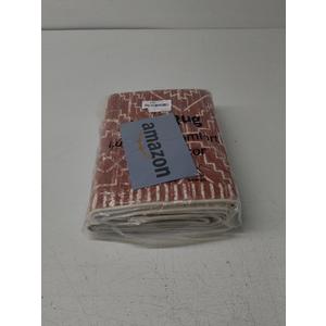 Wonnitar Moroccan Runner Rug 2x6, Washable Hallway Runner Rugs with Rubber Backing,Bohemian Geometric Kitchen Runner Non-Skid Soft Indoor Carpet for Bathroom Laundry Room (Brown,2'x6')