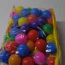 Ball Pit Balls Phthalate Free BPA Free Crush Proof Plastic - 7 Bright Colors in Reusable Play Toys for Kids with Storage Bag (100 balls, 7 colors)