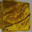 MIULEE Velvet Throw Pillow Covers Set of 2, Soft Neutral Decorative Pillow Cases with Luxurious Textured Vintage Cushion Covers for Home Decor Couch Sofa Bed,Golden Mustard Yellow18x18 inch