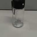 TrendPlain 16oz/470ml Glass Olive Oil Sprayer for Cooking  2 in 1 Olive Oil Dispenser Bottle for Kitchen Gadgets and Air Fryer Accessories, Salad, BBQ - Black