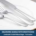 Dinner Forks,Set of 16 Top Food Grade Stainless Steel Silverware Forks,Table Forks,Flatware Forks,8 Inches,Mirror Finish & Dishwasher Safe,Use for Home,Kitchen or Restaurant