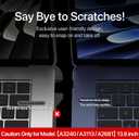 Soonjet Matte Case for MacBook Air 13/13.6-inch (M5/M4/M3/M2, 20222026 A3449 A3240 A3113 A2681), Lightweight | Scratch & Fingerprint Resistant | Closes Seamlessly | Ideal for Work, Travel & Study