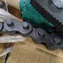 Chain Pipe Wrench, 48" Strap Wrench with 40" Chain Length Max, Fits 3.15"-11" Pipe Diameters, Heavy Duty Chain Tongs for Pipe Installation, Oil Fields Operations and Maintenance (Green)