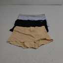 MEIYATING Boy Shorts Underwear for Women High Waisted Cotton Panties Stretch Briefs 4 Pack Plus Size (X-Large)