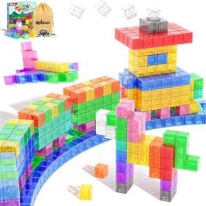 106PCS Magnetic Blocks, Classroom Must Have Creative Learning Kids Toys | Preschool Montessori Sensory Autism Magnet Toys for Boys and Girls Ages 3 4 5 6