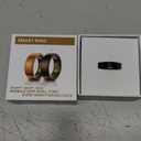 FREEZE2TRIM Vital Health Smart Ring for Women Rings for Men with Fitness, Sleep Monitor, Heart Rate, Activity Tracking, App (Size 9), Black