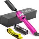 200-500F Pink Hot Comb: Electric Hot Comb for Lace Front Wigs, Electric Pressing Combs for Black Hair, Electric Straightening Comb for African American Hair