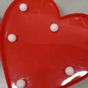 Cunno Valentines Decorations XOXO Light up LED Sign XOXO Letters Sign Wall Decor Heart Shaped Hanging Wall Art Valentine Decoration for Home Bedroom Office Night Light(Silver, Red)