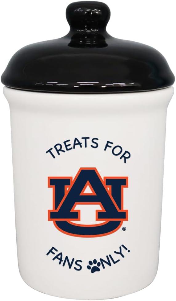 The Memory Company | Licensed NCAA Treats for Team Fans Only Ceramic Pet Treat Canister