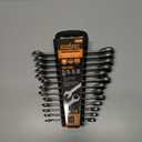 HORUSDY 13-Piece Sturdy Ratcheting Wrench Set | Metric Sizes 619mm | Max Torque Ratchet Combination Wrenches Set with Storage Rack | 72-Tooth | Chrome Vanadium Steel