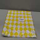 Rectangle Table Cloth,100% Waterproof Tablecloth Oil Proof Spill Proof Vinyl Table Cloth, Wipe Clean Plastic Table Cover for Dining, Camping, Indoor and Outdoor,54" x 54", Yellow
