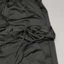 WISHU Medieval Ankle Banded Pirate Pants Boys, Kids Renaissance Viking Pirate Costume, Halloween Cosplay Striped Trousers (10-12 Years, Black)