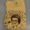 Bruno Mars Unisex Adult Bruno Mars Official Merch Cartoon T-Shirt (Yellow, X-Large)