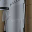 VASAGLE Storage Cabinet, Storage Organizer Rack Stand for Bathroom, Living Room, Bedroom, Multifunctional Corner Unit, 2 Drawers, 35 Inches in Height, White UBBC42WT