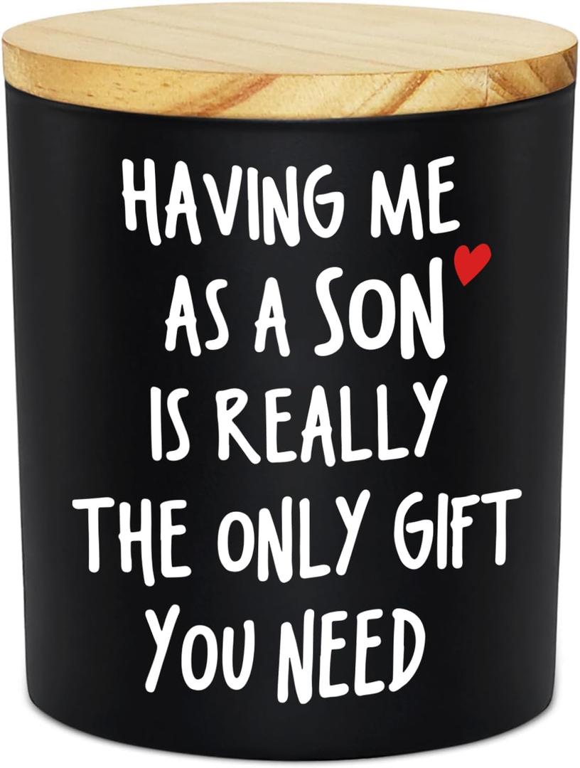 Fathers Day Dad Gifts from Son,Mothers Day,Fathers Day, Christmas Gifts for Mom Dad-Vanilla Lavender Candle 10oz