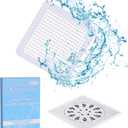 Disposable Drain Covers for Shower, 50 Pack - Shower Drain Hair Catcher, Bathroom Sink Drain Strainer,Disposable Drain Covers for Bathroom, Bathtub, Kitchen, and Sink(Square)