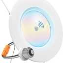 Sunco 6 Inch LED Can Lights Retrofit Recessed Lighting, Motion Sensor Ceiling Light, 850 LM, Selectable CCT 2700K/ 3000K/ 4000K/ 5000K/ 6000K, 10W, ETL.