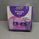 Swiffer Power Mop Refill Pack, Floor Cleaner for Mopping Tile, Vinyl, Laminate, Wood in Home, Bathroom, Kitchen, All Purpose Multi-Surface Cleaning, 5 Pads + 1 Lavender Solution