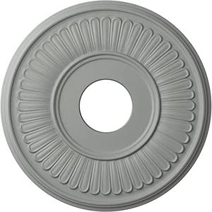 15 3/4"OD x 3 7/8"ID x 3/4"P Berkshire Ceiling Medallion (Fits Canopies up to 7")