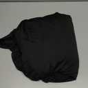 Table Skirts for Rectangle Tables 6ft - One-Piece Black Tablecloths and Skirt, Wrinkle Resistant Ruffles Elastic Cover for Banquets, Weddings, Events, Parties (72" x 30" (Rectangular))