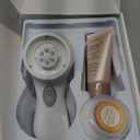 Mia 2 Sonic Facial Cleansing Brush - Electric Face Exfoliator for Deep Clean & Pore Cleansing, Waterproof & Rechargeable  White