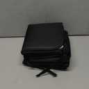 Lusso Gear Car Seat Cover & Protector - 2-Pack Waterproof Non-Slip Protector - Mesh Pocket Organizer - Universal Fit for Convertible & Toddler Car Seats, Black