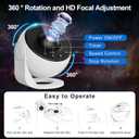 Galaxy Projector Pro for Bedroom, 13 in 1 Planetarium Star Projector with Solar System & Constellation, Night Light for Ceiling - 360 Rotating with Timer, Adjustable Knob, Kids Adults Room Decor
