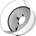 BARKLESS Inflatable Dog Cone, Soft Dog Donut Collar After Surgery, 2-in-1 Inflatable Collar with Detachable Anti-Licking Shield, Patented Donut Cone to Stop Licking Wounds (M (Neck: 8"-11"), Grey)