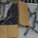 Sturdy Clothing Rack with Shelf, Metal Garment Rack with Leveling Feet for Hanging Clothes, Freestanding Clothes Rack for Bedroom, Apartment & Small Spaces, Black