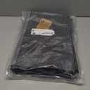 Homaxy Premium Kitchen Towels(18x 28, 6 Pack), Large Cotton Kitchen Hand Towels, Flat and Terry Dish Towels, 380 GSM Highly Absorbent Tea Towel Set with Hanging Loop, Black