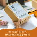 2500 PCS Thermal Shipping Labels 4x6, White Perforated & Smudge-Proof Direct Thermal Labels (250 Labels/Roll), Compatible with Zebra, Rollo, Jadens, Nelko (10 Rolls)