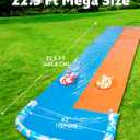 JOYIN 22.5ft Water Slides and 2 Bodyboards, Lawn Water Slide Summer Slip Waterslides Water Toy with Build in Sprinkler for Backyard Outdoor Water Fun for Kids