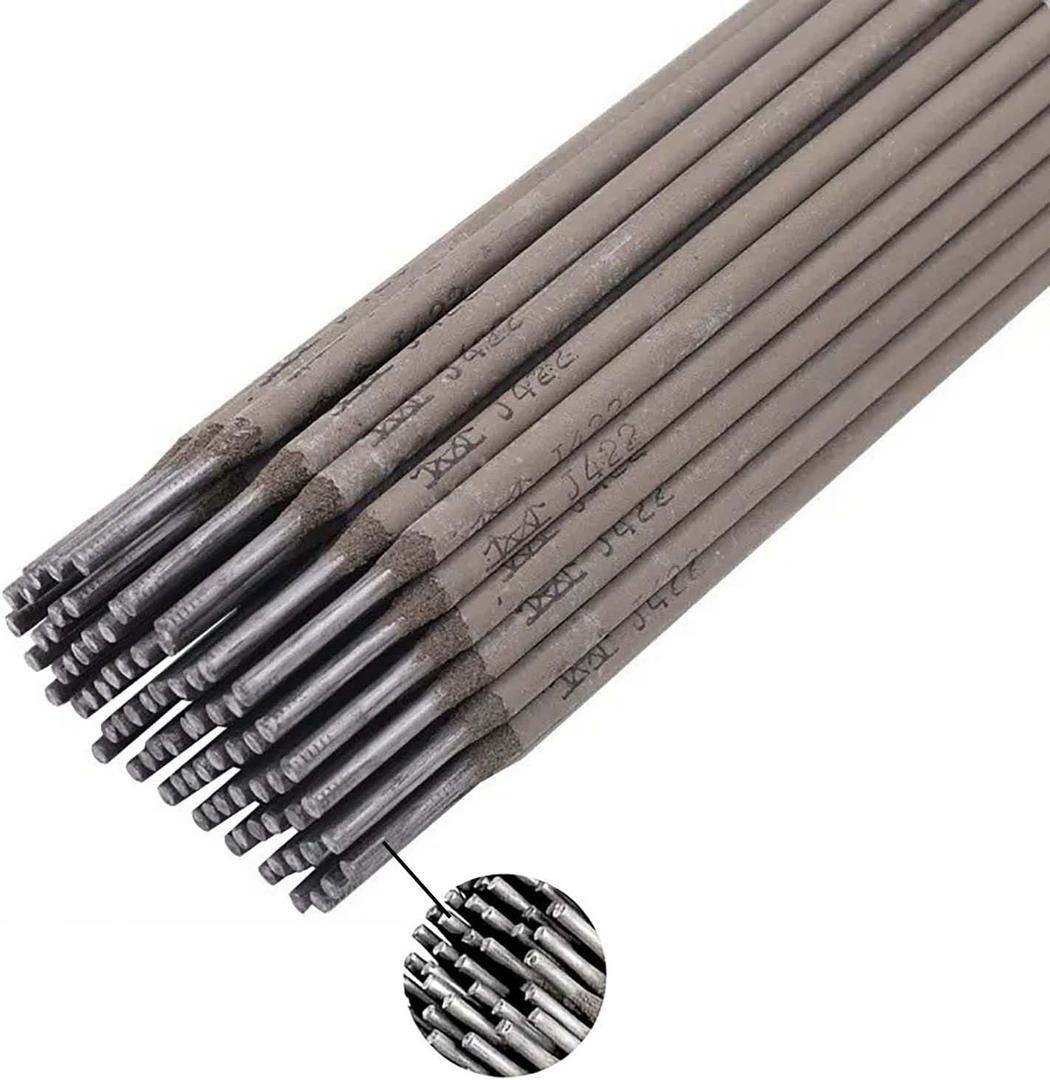 50PCS J422 Welding Rods 1.8mm, Mild Steel Electrodes, All Position Stick Rods, Smooth Welding Performance, Ideal for DIY and Repair,50pcs,1.0mm