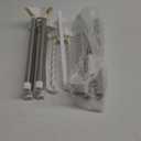 SUYU Clothes Drying Rack, Foldable Drying Rack Clothing, Laundry Drying Rack, 59-Inch Indoor Clothes Airer with 3 Rotatable Arms, Stainless Steel,4 Legs,White and Silver SNJ101