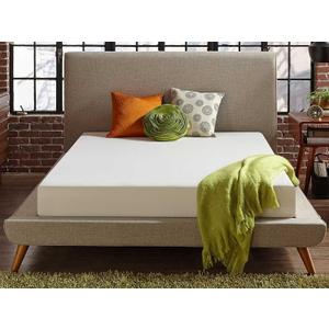 Live and Sleep Classic 8 Inch Medium Firm Memory Foam Mattress - Bed in a Box with Firm Body Support, CertiPUR Certified - Full Size (White)