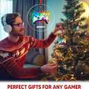 2024 Gaming Ornament  Video Game Christmas Ornament, Gamer Gift for Him, Her, Boyfriend, or Husband, Geek Room Decor for Teenage Boys