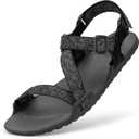 Men's Wide Barefoot Sandals - Minimalist | Zero Drop | Ultralight Trail Running Hiking Sandals Adjustable, Size: 11