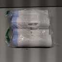 18 Gallon Trash Compactor Bags with Drawstring - 120 Count Heavy Duty 1.7 Mil Garbage Bags 68 Liter Tall Kitchen Bin Liners Unscented White for Home Yard Lawn