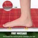 Hargiis Christmas Non-Slip Bathtub Mat, Anti Slip Shower Mat, Fast Drying Bathtub Mats, Foot Scrubber Mat, Anti Slip Mat for Tub, Floor, Bathroom, Kitchen, Home, Hotel (Holiday Plaid, 24"x16")