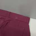 Oalka Women's Dress Pants Straight Leg Yoga Work Stretchy Pant for Office Business (Burgundy), S