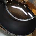 WANGYUANJI Iron Wok,12.59 inch Woks for Stir-fry, Chinese Stir Fry Pan Uncoated, Traditional Flat Bottom Iron Pot for Induction, Electric, Gas, Suitable for All Stoves(Pure Iron Wok)
