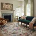 Loloi Rifle Paper Co. Rosa Collection RSA-02 Cream/Multi 2'-3" x 3'-9" Accent Rug