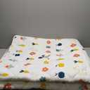 VIVIDVIBEBEARPAS Odorless Premium Foam Baby Play Mat, Soft Microfiber Fabric- Comfortable and Hypoallergenic, Non-Slip Cushioned Floor Playpen mat for Infants,Babies,Toddlers (50"L x 50"W x 0.8"Th)