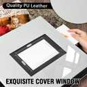 Photo Album 4x6 1000 Photos, Leather Cover Extra Large Capacity Wedding Family Graduation Baby Anniversary Vacation Birthday Christmas Holds 4x6 Pictures(Grey, 1000 Pockets)