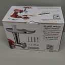 Metal Meat Grinder Attachments for KitchenAid Stand Mixer, Mixer Attachment for KitchenAid, Meat Grinder, Sausage Stuffer, Not Dishwasher Safe (Aluminum Alloy)