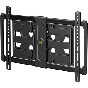 USX MOUNT Ultra Slim TV Wall Mount for Most 37-90 inch Television, Full Motion TV Mount Dual Swivel Articulating Tilt 6 Arms, Up to 120lbs, VESA 600x400mm, 16" Wood Studs, XML602-K
