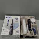 Oral-B iO Series 6 Rechargeable Electric Toothbrush with Visible Pressure Sensor to Protect Gums, 2 Minute Timer, 5 Cleaning Settings, 1 Replacement Toothbrush Head, and Travel Case, Black