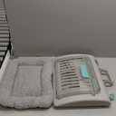 SportPet Designs Sport Pet Foldable Travel Cat Carrier with A Waterproof Bed - Front Door Plastic Collapsible Carrier, Gray (CM-10064-CS01) (Medium)