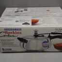 Hawkins 5 Litre Contura Pressure Cooker, Stainless Steel Inner Lid Cooker, Handi Cooker, Induction Cooker, Silver (SSC50)