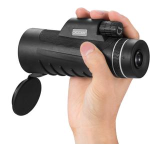 Occer 10X42 High Power Monocular Telescope HD Dual Focus Scope, Compact Monocular with Bak4 Multi-Coated Zoom Lens, Low Night Vision for Hunting Bird Watching Camping Outdoor Sporting